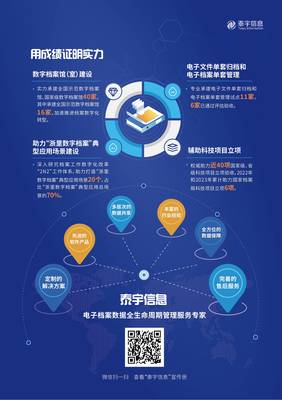 上海泰宇信息技術股份有限公司 以專業檔案服務，賦能企業數字化轉型
